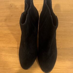 Joie Black Suede Ankle Booties
